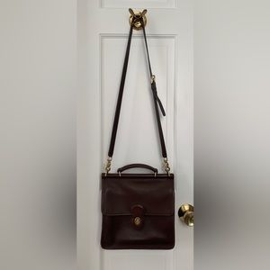 Vintage leather coach bag